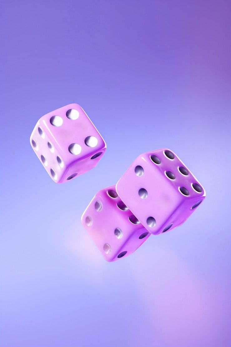 Tata letak meja Baccarat dengan zona taruhan Pemain, Banker, dan Seri